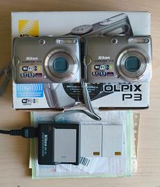 Nikon Coolpix P3 VR • CCD 8.1 MP • Y2K • Kit 