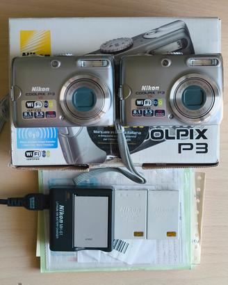 Nikon Coolpix P3 VR • CCD 8.1 MP • Y2K • Kit 