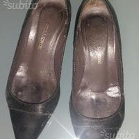 Scarpine donna molto usate 35 impronta tacchi