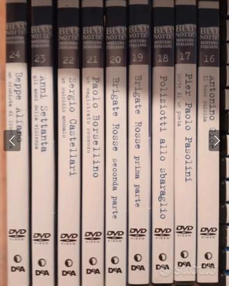 Collana DVD misteri italiani di Carlo Lucarelli.