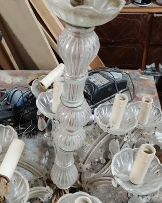 lampadario in vetro