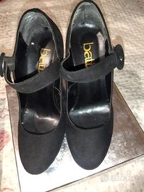 Scarpe Nere Scamosciate Batix n. 37 - Come nuove