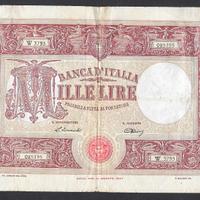 Banconota lire 1000 barbetti del 1948 medusa