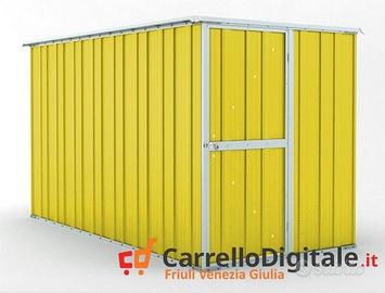 deposito attrezzi giardino 175x307cm 5,4mq giallo