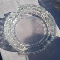 posacenere Vintage Vetro Pieno Modernariato 