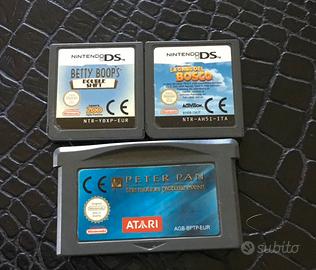 Lotto 5 schedine Nintendo Ds