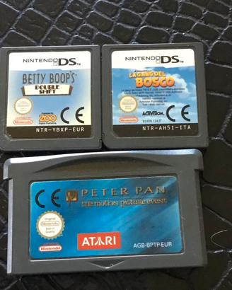 Lotto 5 schedine Nintendo Ds