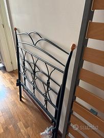 Letto singolo in ferro