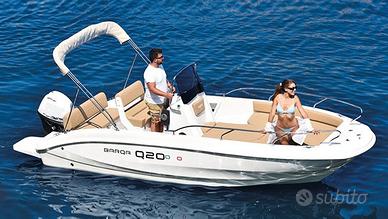 Barqa Q20 open + Honda BF40E nuova 2026