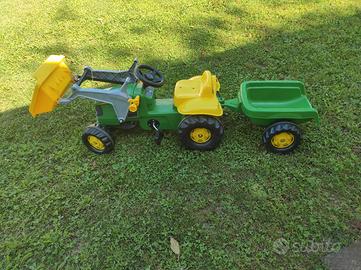 trattore a pedali John deere