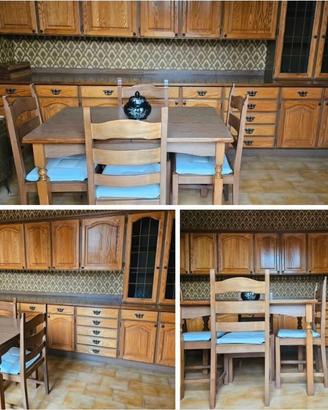 cucina legno massello 