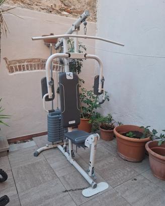 Palestra multifunzione completa per casa con pesi