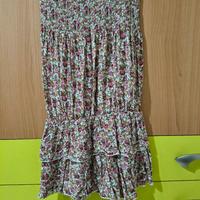 vestito corto fiori tg 42 44