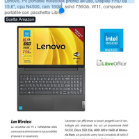 Lenovo usato solo per la tesi