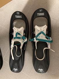 Ciaspole Tubbs Flex con bastoncini telescopici