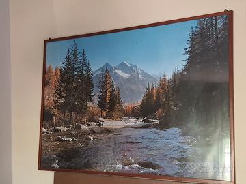 Poster con cornice e vetro 70x100