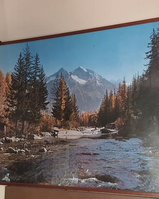 Poster con cornice e vetro 70x100
