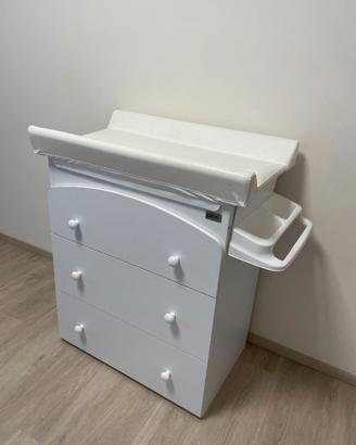 Cassettiera fasciatoio marca PICCI bagnetto bianco