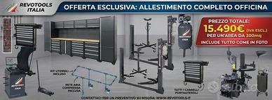 Officina da 300mq tutta completa gommista meccanic