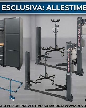 Officina da 300mq tutta completa gommista meccanic