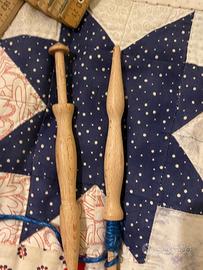 Fuselli per merletti al tombolo e macramé