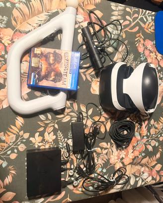 PlayStation VR PS4 COMPLETO + Fucile Aim Controlle