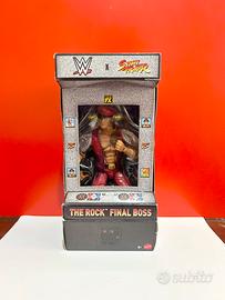 WWE Mattel The Rock Action Figure Street Fighter