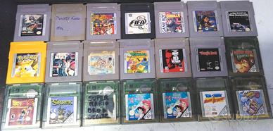 GAMEBOY CLASSIC E ADVANCE CARTUCCE ORIGINALI E NON