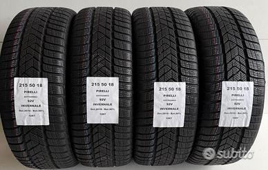 4 gomme 215 50 18 pirelli a1267