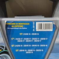 catene da neve 9mm nuove mai usate 