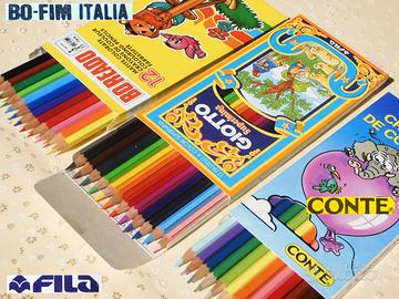 Vintage 80 pastelli Giotto supermina Boreado Contè