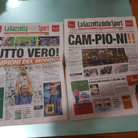 Giornali Italia Campione del Mondo 2006