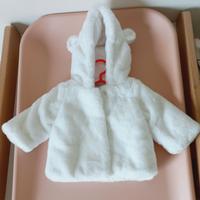 Giacchetto bianco neonata,  1 - 3 mesi Fagottino 