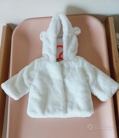 Giacchetto bianco neonata,  1 - 3 mesi Fagottino 