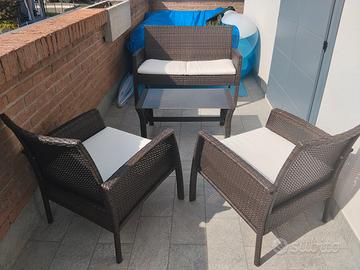 Set salotto da giardino 