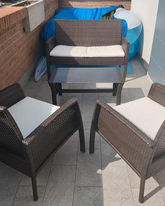 Set salotto da giardino 