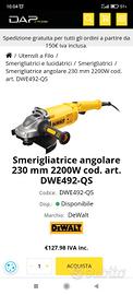 smerigliatrice angolare DeWalt usato