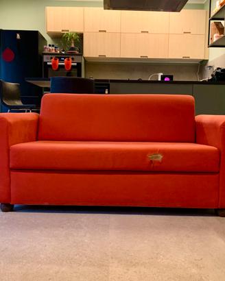 Divano IKEA 2 posti rosso 150 cm