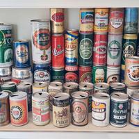 vecchie lattine birra 