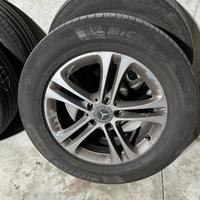 4 Gomme + 4 cerchi in Lega 17” Originali Mercedes