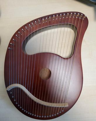 Thomann LH24B Lyre Harp 24  Strings  BR + Case