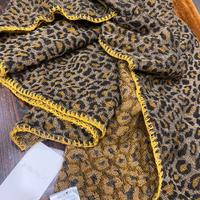 Sciarpa CAFè NOIR leopardata. NUOVA