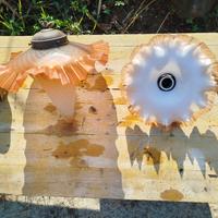 porta lampada in vetro 