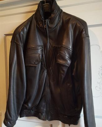 Ruffo - Giubbotto in Pelle Nero tg. 50
