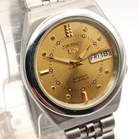 Seiko 5 Automatic Vintage - Quadrante Gold "Chevro