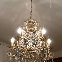 Lampadario swaroski 5 luci