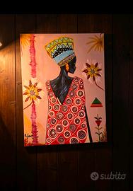 Donna Africana, stile etnico, firmato