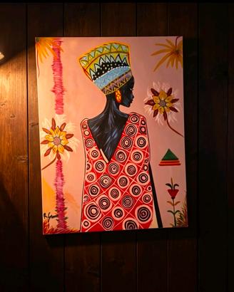 Donna Africana, stile etnico, firmato