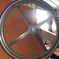ruota bici carbonio 