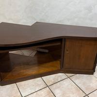 Mobile tv basso legno scuro
